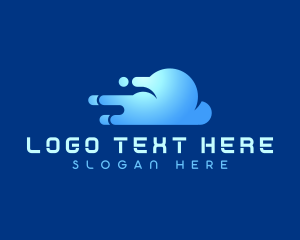 Web Hosting - Cloud Data Tech logo design