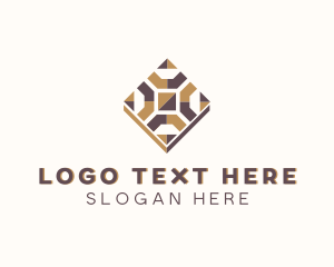 Flooring Tile Pattern Logo