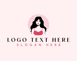 Lady - Sexy Pinup Woman logo design