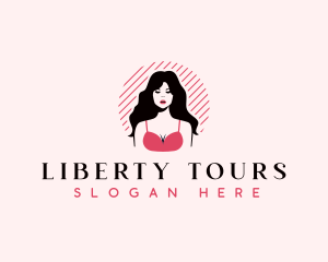 Sexy Pinup Woman Logo