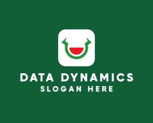 Digital Data Bull App logo design