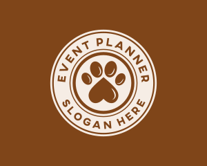 Pet Paw Print Logo