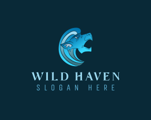 Wild Lion Profile logo design