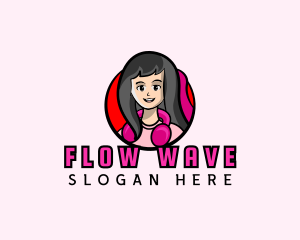 Stream - Female Gamer Stream logo design