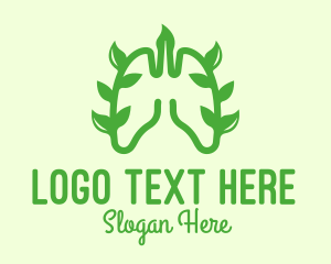 Vines - Green Lungs Vine logo design