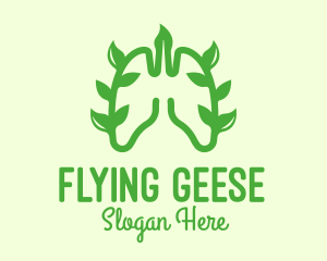 Green Lungs Vine logo design