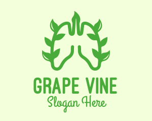 Green Lungs Vine logo design