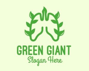 Green Lungs Vine logo design