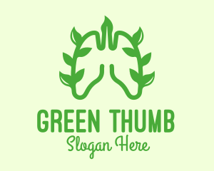 Green Lungs Vine logo design