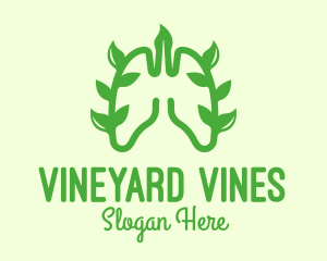 Green Lungs Vine logo design