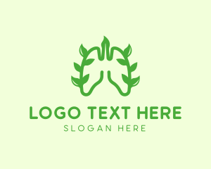 Green - Green Lungs Vine logo design