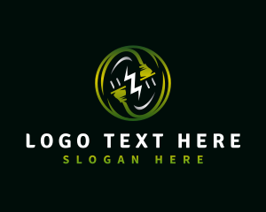 Lightning Bolt - Lightning Bolt Plug Charging logo design