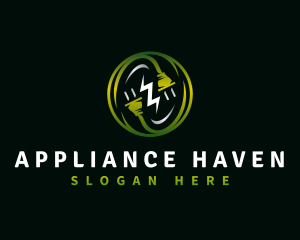 Appliances - Lightning Bolt Plug Charging logo design