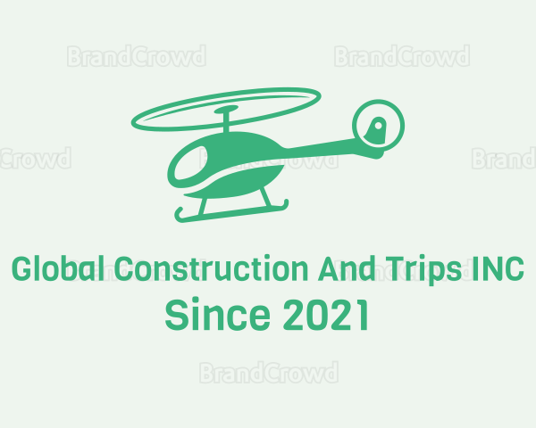 Green Helicopter Transport Logo