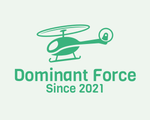 Green Helicopter Transport logo design