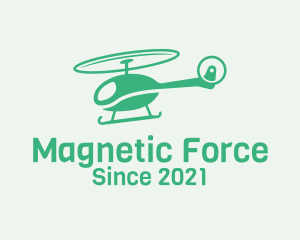 Green Helicopter Transport logo design