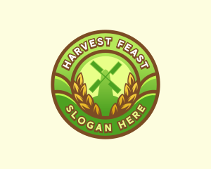 Wheat Mill Farm logo design