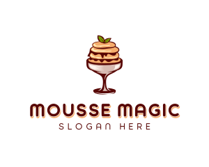 Mousse - Parfait Mousse Dessert logo design