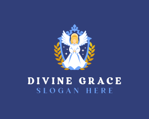 Divine Religious Angel logo design