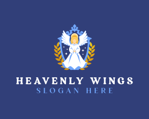 Divine Religious Angel logo design