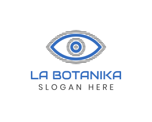 Abstract Stripe Eye Logo