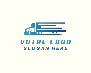 Delivery - Logistics Truck Delivery logo design