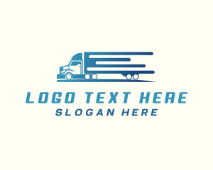 Cargo - Logistics Truck Delivery logo design