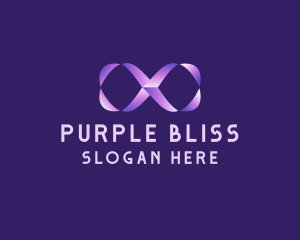 Purple Gradient Ampersand logo design