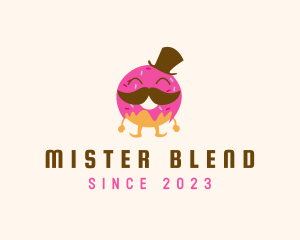 Mister Donut Hat logo design