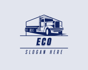 Haulage - Cargo Trucking Transportation logo design