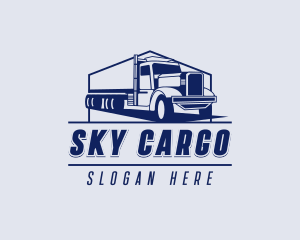 Cargo Trucking Transportation logo design