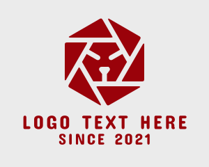 Blogging - Lion Camera Media logo design