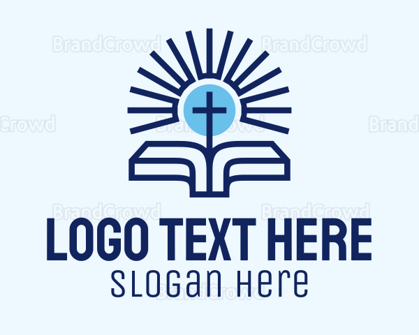 Catholic Bible Book Logo