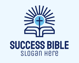 Bible - Catholic Bible Book logo design