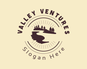 Nature River Valley logo design