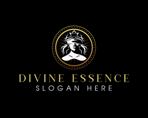 Woman Elegant Goddess logo design