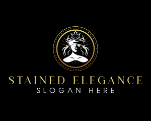 Woman Elegant Goddess logo design