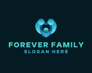 Adoption - Fertility Family Parenting logo design