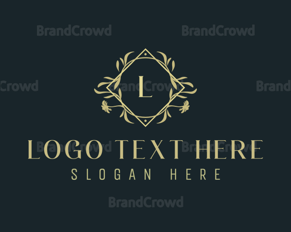 Elegant Ornamental Floral Logo