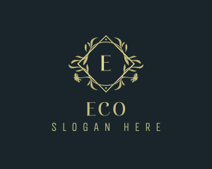 Elegant Ornamental Floral  Logo