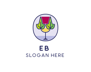 Organic Wine Glass  Logo