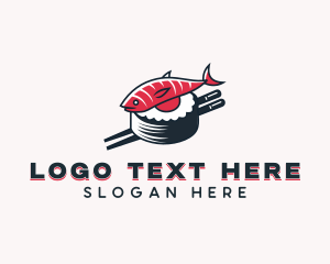 Fish Sushi Dining Logo