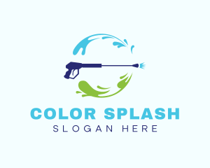 Pressure Wash Cleaning logo design