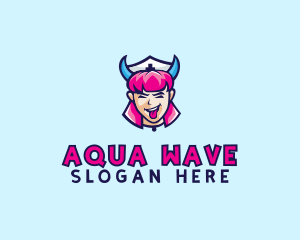 Crazy Nurse Woman logo design