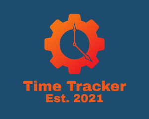 Mechanic Gear Time logo design