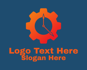 Mechanic Gear Time Logo