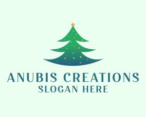 Holiday Christmas Tree logo design