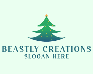 Holiday Christmas Tree logo design