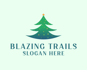 Holiday Christmas Tree logo design