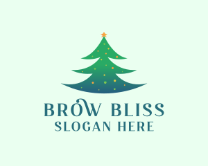 Holiday Christmas Tree logo design